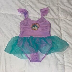 SHEIN Purple and Teal Kids Swim One Piece